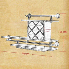 LHQ-HQ cremagliera del Vino Europeo retrò portabicchieri Parete di Legno Narghilè