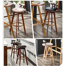 Sgabelli da Bar Moderna Imbottito Tessuto della sede sgabelli da Bar Sedie w Legno/Telaio, Gambe in Legno massello Soggiorno Sala da Pranzo Mobili (Color : Black, Size : 74cm)