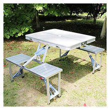 Tavolo Pieghevole Giardino Campeggio Portatile Tavolo Pieghevole Portatile Con 4 Sedia Per Barbecue Da Picnic All'aperto Tour Pieghevole Tableware Tableware Garden Pieghevole Desk ( Color : Orange )