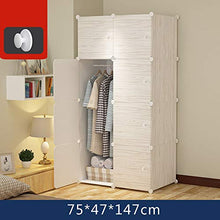 wardrobe Armadi in plastica per la casa, armadi semplici Portatili, armadietti, armadi multifunzionali, Varie Dimensioni