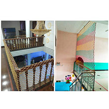 ETZBQ Rete di Protezione for Bambini,Scala Anticaduta, Rete di Sicurezza, Esterno Balcone Rete for Recinzione Coperta Rete Decorativa Rete da Arrampicata Altalena Amaca(3 * 6m/9.84 * 19.68ft)