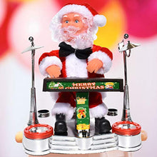 STOBOK Babbo Giocattolo Elettrico Figura Che Canta Musicale Babbo Natale Giocattolo Regalo Ornamento Vacanza Tavolo Senza Batteria
