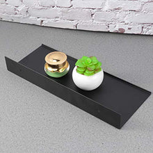 Yardwe Mensole da Bagno a Parete per Il Bagno Nero Porta Sapone per Doccia Scaffale da Cucina Scaffale da Bagno con Caddy Organizer (40cm)