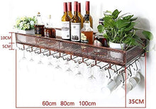 Portabottiglie Portabottiglie Portabottiglie A Testa In Gi霉 Portabicchieri Creativo Portabottiglie Da Parete Continentale Portabottiglie Portabottiglie Industriale A Soffitto (Dimensioni: 60 * 35 Cm)