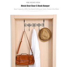 Leepesx Porta Appendiabiti Rack 5 Porta Appendiabiti Decorativo Ognazier Porta Appendiabiti Retro Elegante per Uso in casa