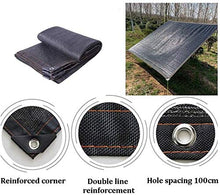 Tende da sole Shading Ombra Net panno esterno del giardino della pianta del fiore Serra Sunblock Shade Sails 90% resistente ai raggi UV facile da appendere (Dimensioni: 4 × 4 M) Dimensioni: 10 × 10m