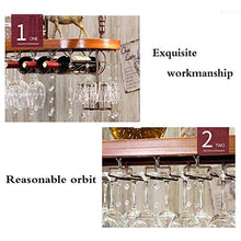 Durevole Soffitto Portabottiglie Vino Capovolto Appeso Decorazione Pendente Di Cristallo Porta Bicchiere Di Vino Multifunzione Ganci Cremagliera Bar Maggiordomo Distributore Di Vino Legno Acrilico Cre
