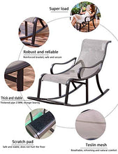 ZHANGYY Sedie a Sdraio per Patio Sedia a Sdraio, Sedia a Dondolo Sedia a Dondolo per Adulti Sedia a Sdraio per Anziani Siesta Chair Sedia per Il Tempo Libero Pigro Durable