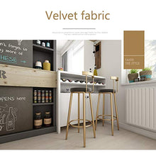 Sgabello da bar semplice e moderno in ferro battuto sedia da bar casa casa sgabello alto moderno (colore : grigio, dimensioni: 75 cm)