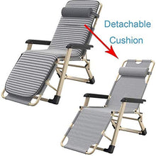Prodotti per la casa Sdraio Lounge Recliners Sedia Outdoor Zero Gravity Regolabile Pieghevole Prato Lettino Sedie con Cuscino per Deck Spiaggia Patio Piscina Supporto 150 kg