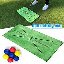 Tappetino da golf per allenamento da golf, per battute di rilevamento dell'oscillazione, tappetino da golf per addestramento, mini golf, portatile, ideale come regalo per casa, interno ed esterno
