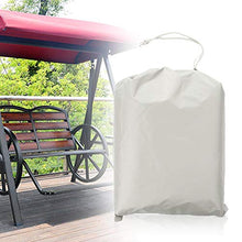 Viccilley Coprisedili per altalene Impermeabili - Coprisedili per Altalena da Giardino per Esterni Protezione per mobili Amaca a 3 posti Impermeabile(Beige)