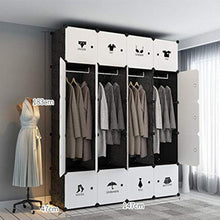 Sgualie Armadio di stoccaggio portatile camera da letto mobili armadio camera da letto,Grigio, Federazione Russa