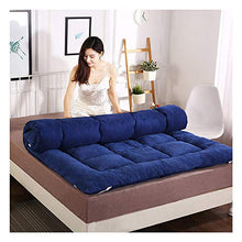 HUATAN Materasso Futon Giapponese Futon Giapponese per Letto, Multiuso Addensare Mantieni Caldo Materasso, Flessibile, Sfoderabile per Il Campeggio Domestico,D,120 * 200cm/47 * 79inch