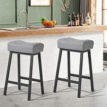 Belupai - Sgabelli da bar per la colazione, alti da cucina, stile industriale, colore: grigio, 1 pezzo