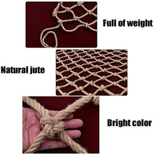 WEIFAN Rete per Abiti da Appendere - Decorazione per Recinzione Corda per casa sull'albero Parco Giochi per Esterni Carico Protezione per Bambini Arrampicata Decorazione Anti-Caduta Rete