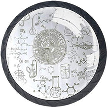 Laboratorio di chimica della scienza Pomelli per Porta Set di 4 Pomelli per Mobili Manopole per Cassetti Cucina Armadio Vetro