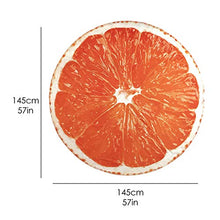 Telo da spiaggia con motivo di frutta, divertente anguria, limone, spiaggia, picnic, telo da spiaggia, pieghevole, portatile, grande, per adulti, bambini, viaggi, escursioni, giardino, parco prato