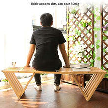 outdoor product Terrazza panchina panchina all'aperto, Panche da Giardino in Legno massello per Uso Domestico, Panche Decorative retrò, Adatto per Giardino/Veranda/Prato