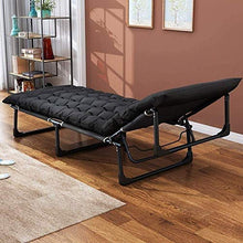 Pieghevole Zero Gravity Chaise Lounges Sedia a Sdraio da Giardino Lettino da Giardino Sedie da Giardino Letto con Materasso,Letto Singolo Ampliato 68 Cm Di Cotone Pad Antiscivolo Pausa Pranzo