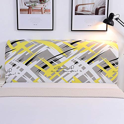 OOFAYWFD Copri Testata Letto Matrimoniale/Singolo Copertura per Testiera per Letto Fodera 170/180/190cm Elastica Premium Protezione Copritestata Testata Cover Lavabile per Decorazione Camera