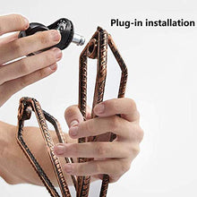GYPPG Sgabello da Manicure Industriale retrò Nordico, Sgabello da Pranzo in Pelle PU Girevole a 360 ° Sgabello da Salone di Bellezza Manicure Negozio di Barbiere Sgabello da Bar Sedia Mo