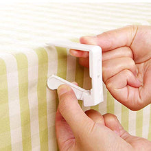 N\C 4 Pz Sala Da Pranzo Tovaglia Clip Morsetto Bbq Pioli Ristoranti Bianco Caricato A Molla Fissa Decorazione Della Casa Titolare