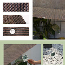 HXSM Marrone Rete Ombreggiante Telo Ombra per Serra Panno Ombreggiante A 6 Pin per Giardino Ombreggiante Frangivista con Occhielli