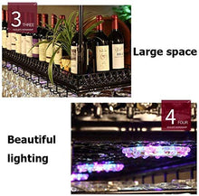 DJSMjbj Stemware Rack in metallo da parete per bottiglie di vino, supporto da appendere a soffitto per bottiglie di vino, facile da installare (dimensioni: 120 x 35 cm)
