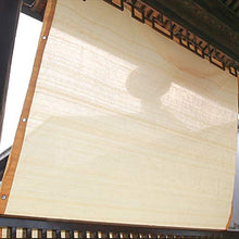 WXQIANG Beige Rotolo Up Shades Tende for Porticato Patio Deck, Outdoor Roller Finestra dello Schermo di segretezza Ombra for Pergola Canopy Protezione Solare, Isolamento Termico