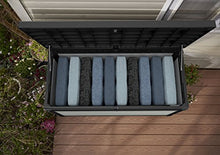 Keter Denali Cuscino Box, 570 Litri, Grigio/Marrone, 151,7 x 72,5 x 70 cm