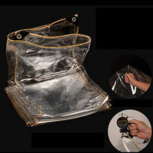 SFGSA Tarpaulin Waterproof Heavy Duty Trasparente Copertura di qualità Premium Realizzata Telo Impermeabile Esterno con Occhielli 0.5MM,1mX5m