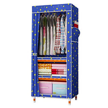JFFFFWI Armadio Semplice Armadio in Tessuto di Oxford in Legno Massiccio assemblato 65 * 170 * 45cm (Colore: A)