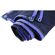 XIAOXIAO Rete ombreggiata Rete Ombreggiante Nera 6 Punti Abbellimento Marginale Protezione Solare Isolamento Zona Ombreggiata for Il Cortile Auto Pianta Giardino (Size : 3x5m)