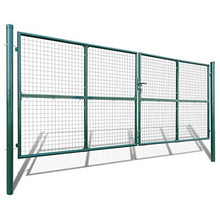 taofuzhuang Cancello a Rete per Giardino 415 x 200 cm / 400 x 150 cm Articoli di ferramenta Barriere e recinzioni Cancelli