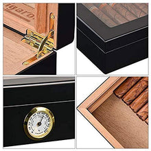 SCDZS Legno di Cedro Tabella Humidor Portatile Cigar Box - buona Tenuta Portatile Rimovibile Cigar Box Valigia Salva Spazio può Essere effettuato