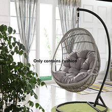 Appeso Uovo Amaca Sedia Cuscini,Singolo Addensare Aumentare Cesto Appeso Cuscino Famiglia Divano Antiscivolo Comoda Cuscini di Seduta-B-90x120x13cm