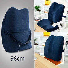Xufei Cuscino per seggiolino per Ufficio Sedia Lombare per Auto Cuscino per Schienale per Auto Cuscino per Vita Cuscino per Cuscini Cuscino in Cotone per la Vita 35x11x42cm