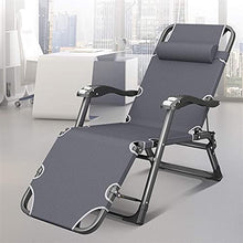 JFFFFWI Sedia Pieghevole Zero Gravity Chaise Longue Letto Pieghevole, Poltrone reclinabili Regolabili con braccioli massaggianti, Poltrone Relax da Esterno per Patio Giardino Spiaggia Piscina Campo