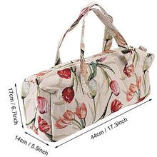 Borsa Organizer per Lavoro a Maglia, per Ferri e Gomitoli, Squisita, Pratica, Ideale per Riporre i Ferri e Gli Accessori per il Cucito Jacquard Rosa