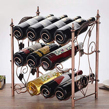 LHQ-HQ cremagliera del Vino cremagliera del Vino del Ferro Esposizione Domestica cremagliera Soggiorno Vino Bar Rack cremagliera a più del Vino della Bottiglia espositore da Tavolo battuto