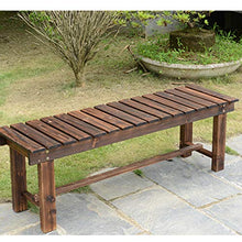 Outdoor furniture Panchina Interna all'aperto, Rinforza i sedili della terrazza con doghe in Legno massello, Sedia da Attesa Resistente alle intemperie per Sgabello sostitutivo delle Scarpe