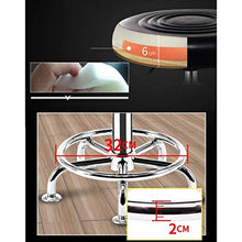 zvcv Sedia Girevole Sedia da Massaggio Rotonda Sgabello Girevole Regolabile con Sollevamento a Gas per Parrucchiere Massaggio di Bellezza Spa Salon, Bianco, Bianco