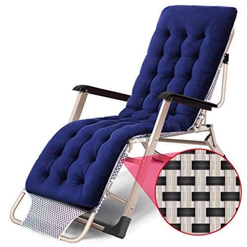 Hfyg Lettino Prendisole Zero Gravity Lounge Chair Patio Reclinabili Patio Deck Chair Pieghevole reclinabile Sdraio da Giardino Patio Esterno Gravity Chair Chaise Longue (Color : Chair+Cushion 2)