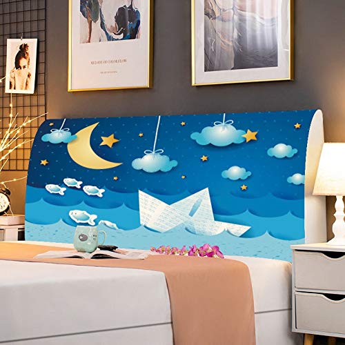 Copertura Testata Letto Copri+Testata+per+Letto Copritestata Letto Singolo/Matrimoniale, 150/180cm Copertura Testata Letto Copritestata, Protezione Testata Addensare Elastico all-Inclusive Cover Lavab