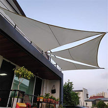 BEDSETS Tenda A Vela Triangolare, HDPE Traspirante, Vela Ombreggiante Triangolare, Tenda da Sole per Esterno,Traspirante per Giardino, Balcone & Terrazza (2.4x2.4x2.4m,Rojo óxido)