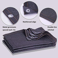 Rete ombreggiante Telo Oscurante Nero da 90% con Occhielli Passanti, Rete Ombreggiatura A 8 Pin per Coperture per Piante, Copertura per Pergola (Size : 4x5M)