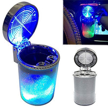 Congci Posacenere Portatile, posacenere Luminoso, posacenere per Auto con portacenere per Sigarette a LED, sfiato per Sigarette, Cenere di Fumo