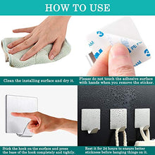FineGood Ganci da Parete autoadesivi 8 Pezzi, Ganci Appendiabiti in Acciaio Inossidabile casa, Cucina, Bagno, portasciugamani portasciugamano, Resistenti Ultra Forte - 4 Grandi, 4 Piccoli
