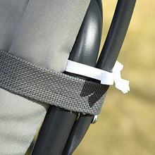 giordano shop Dondolo 2 Posti Separati da Girdino 170x136x170 cm in Acciaio e Poliestere Grigio